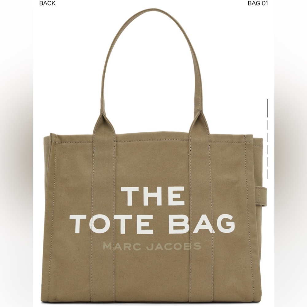 MARC JACOBS Khaki 'The Traveler' Tote